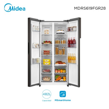 Refrigerador Midea Black 482l Mdrs619fgr28 Refrigerador Midea Black 482l Mdrs619fgr28