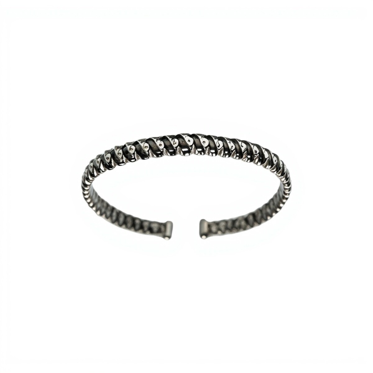 Brazalete tejido-Plata 925-Sin Piedra-BR3034 - sinpiedra 