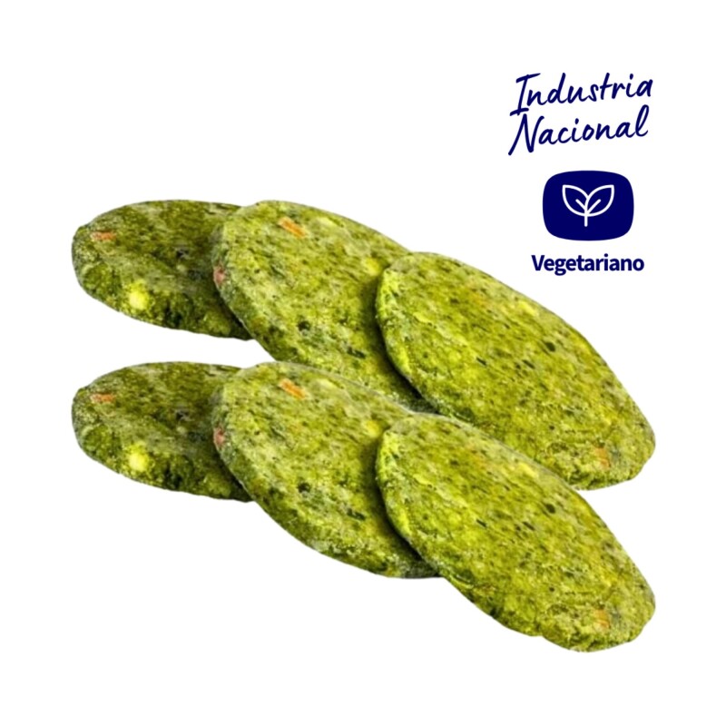 Hamburguesas Veggie Gecé - 6 ud. - 450 g - Espinaca y Queso