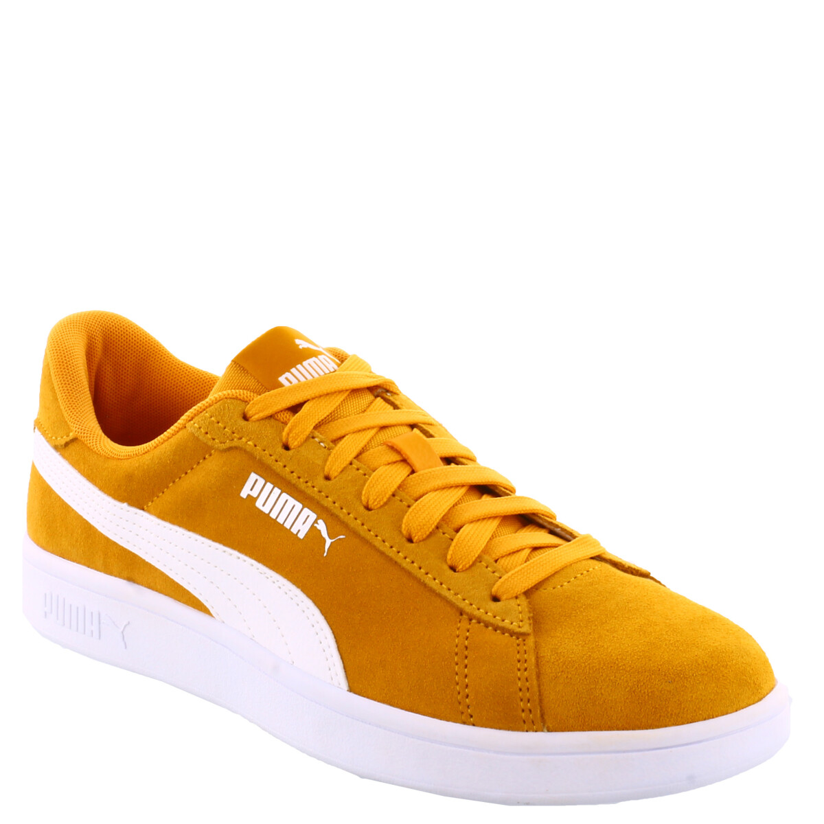 Championes de Hombre Puma Smash 3.0 Mns - Amarillo Mostaza - Blanco 