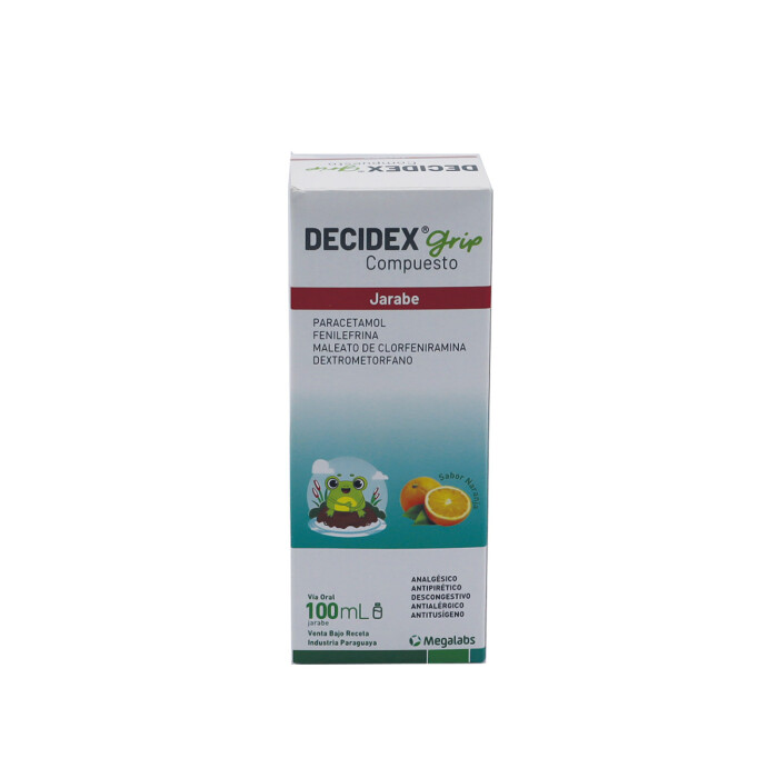 DECIDEX GRIP COMPUESTO JARABE X 120 ML. única