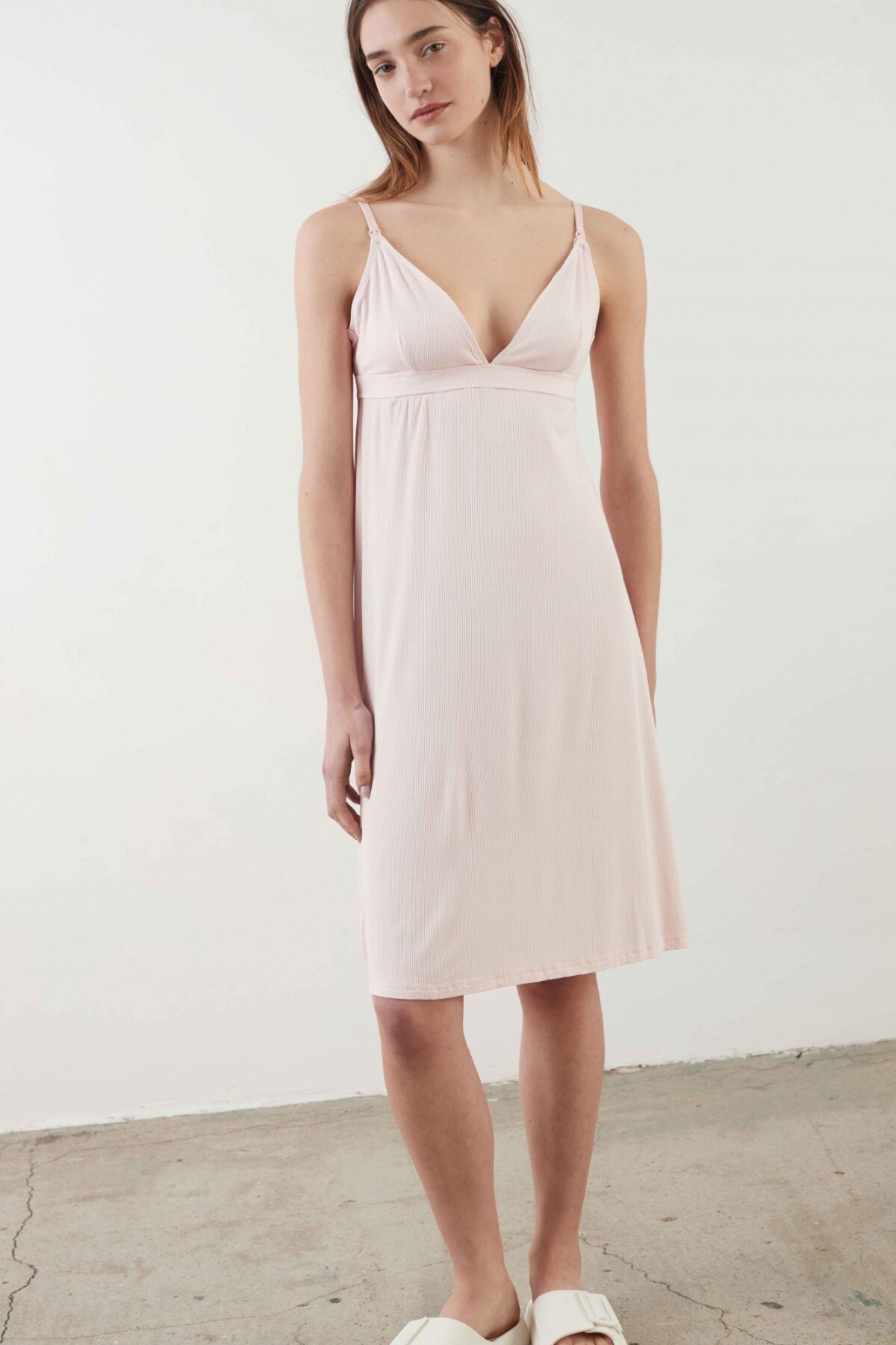 Camisón Maternal Gema Rosa Viejo