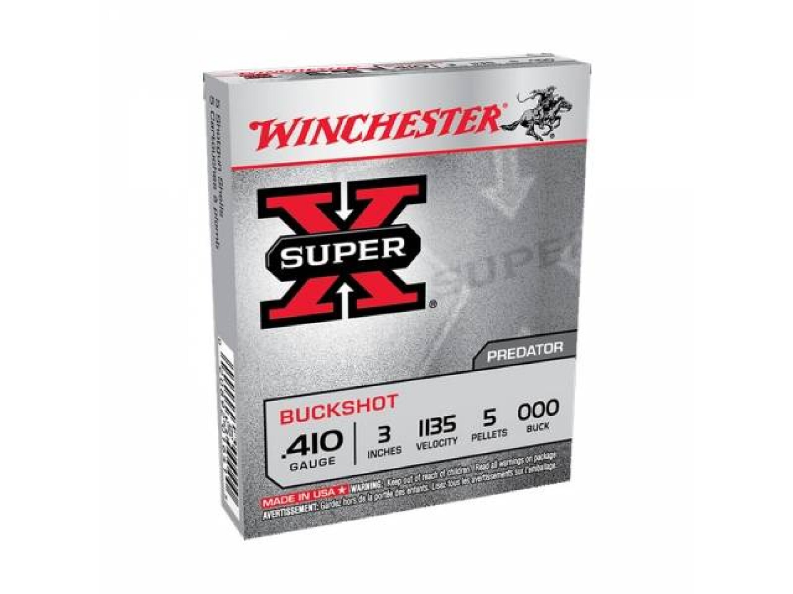CARTUCHO WINCHESTER CAL 410 3" C/POSTA WIN/XB413 