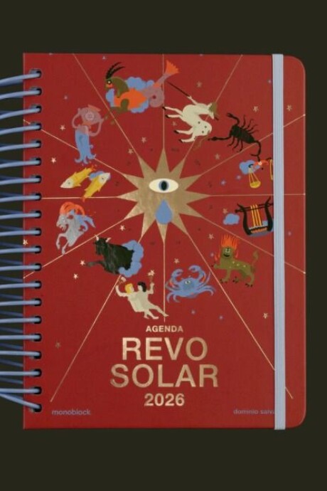 AGENDA MONOBLOCK DOMINO SALVAJE A5 SEMANAL ANILLADA 2026 - SIGNOS AGENDA MONOBLOCK DOMINO SALVAJE A5 SEMANAL ANILLADA 2026 - SIGNOS