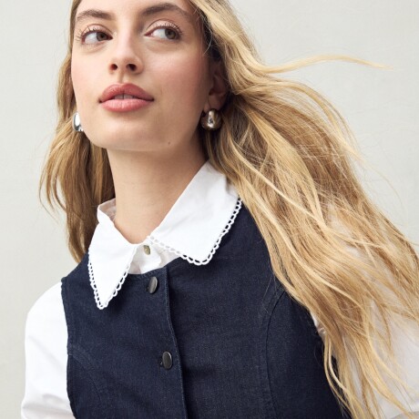 CHALECO ROMAN Indigo