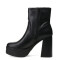 Botas de Mujer Miss Carol PLACID con simil cuero elastizado Negro