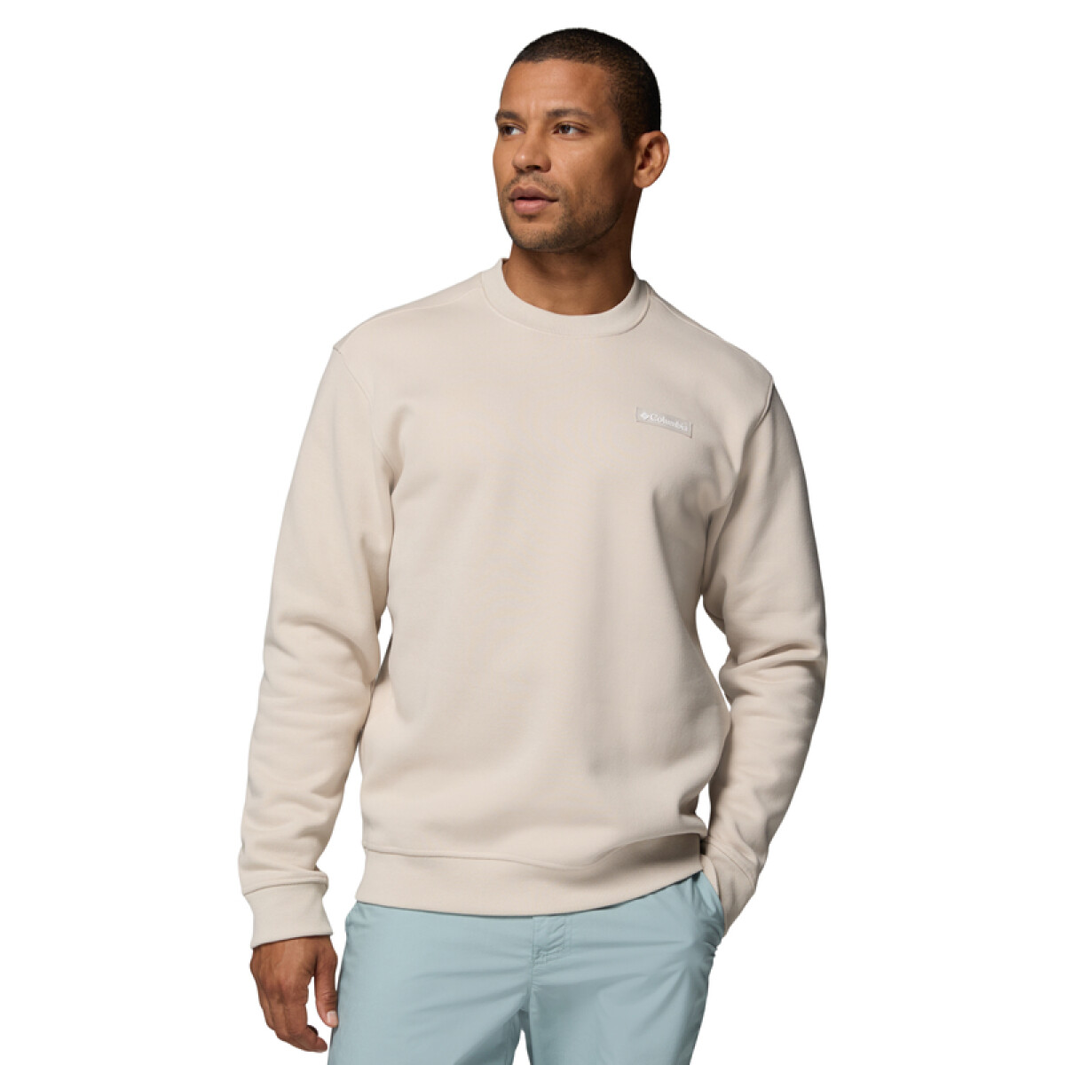 Remera Meridian Creek Crew Hombre - DARK STONE 