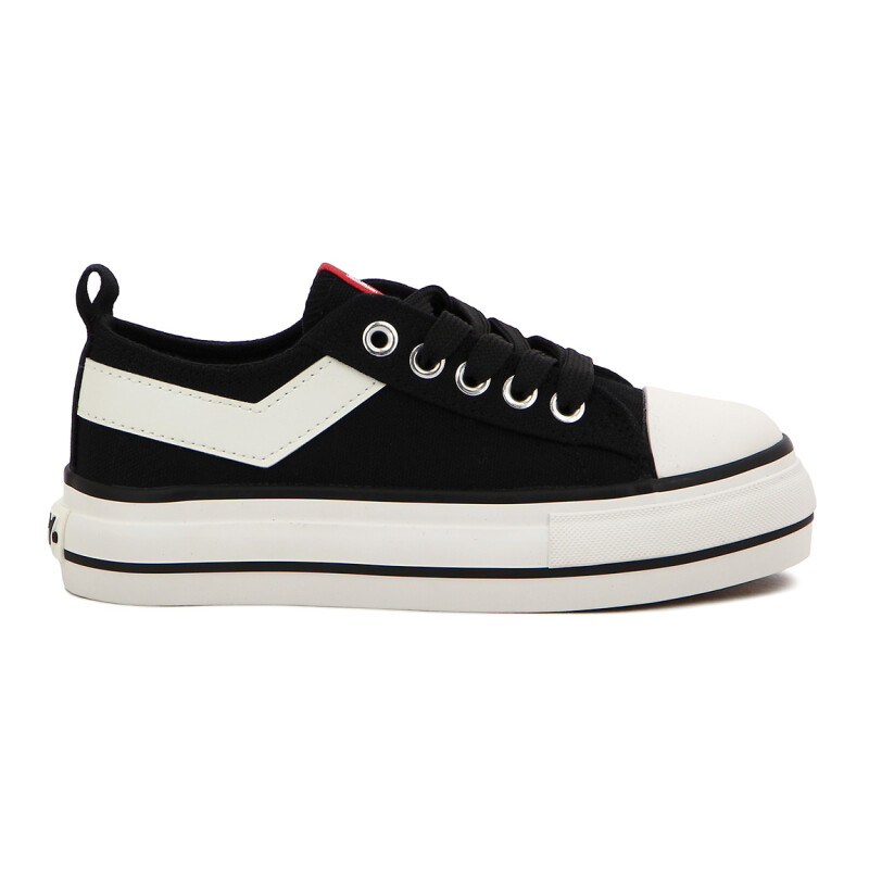 Pony Calzado Plataforma Casual Classic Women-Black Negro