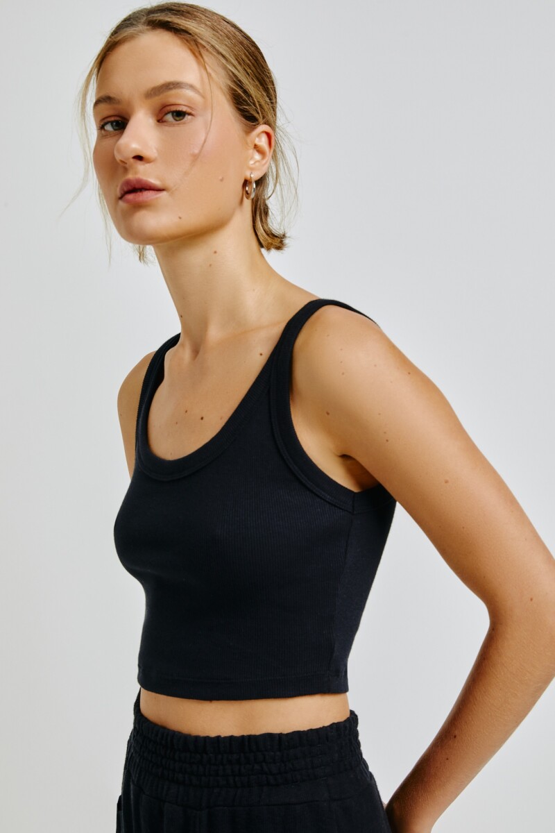 BLUSA SM FEM - PRETO ESCURO 