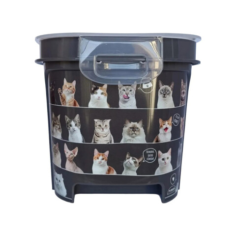 Porta Alimentos Para Mascotas hermético 4L Gato