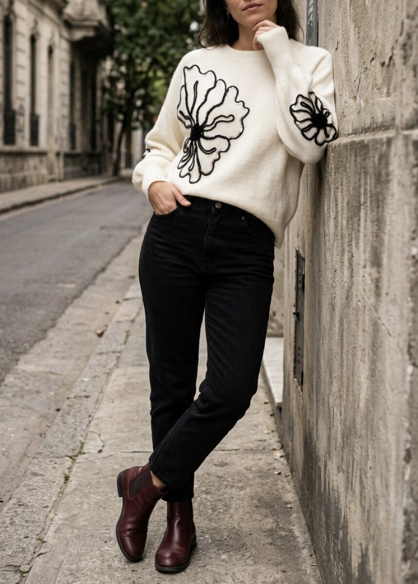 Sweater Kos - Blanco 