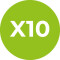 MIX PLANTINES X10 UNIDADES