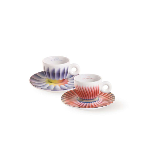 Set De 2 Tazas Para Espresso Judy Chicago Illy Art Collection