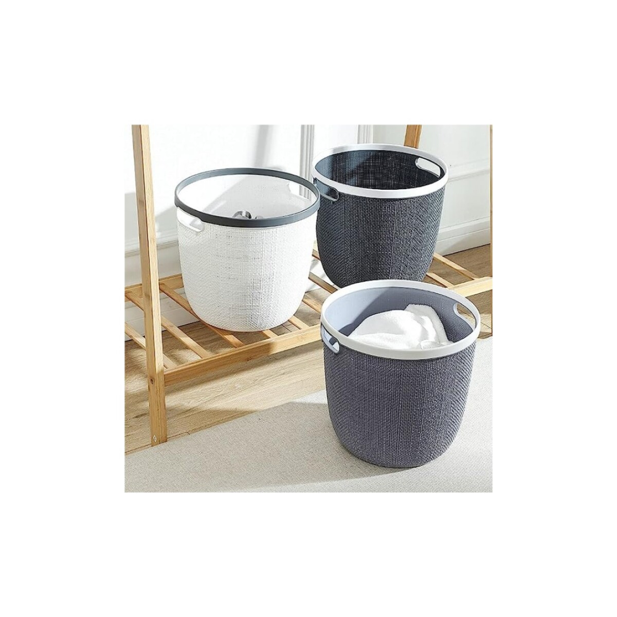 CESTO CANASTO ORGANIZADOR REDONDO 24LTS 30X27,5CM 
