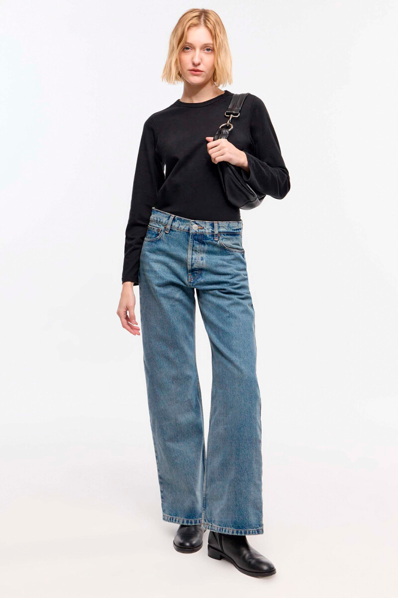 MID FLARE VINTAGE BLUE Azul