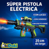 Pistola De Juguete Con Efecto Humo Y Luces AZUL