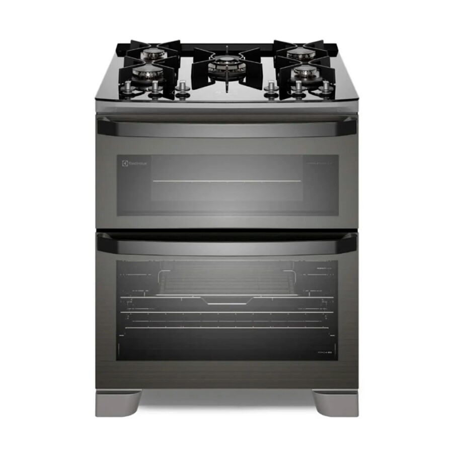Cocina 5 Hornallas Doble horno mesada vidrio Electrolux FE5AD Cocina 5 Hornallas Doble horno mesada vidrio Electrolux FE5AD