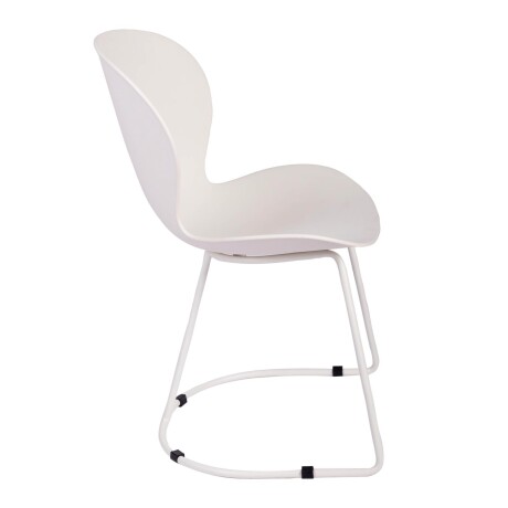 SILLA DE COMEDOR PP-Y-METAL NATURAL-BEIGE SOLEI