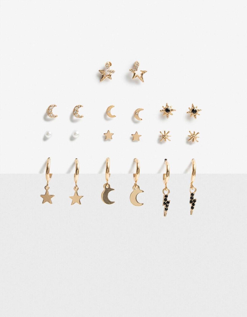 Aros Sets Metal - Dorado 