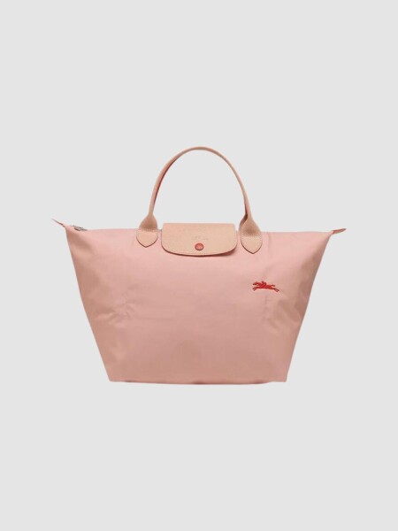 Longchamp -Cartera Longchamp plegable de nylon, Le pliage Rosado