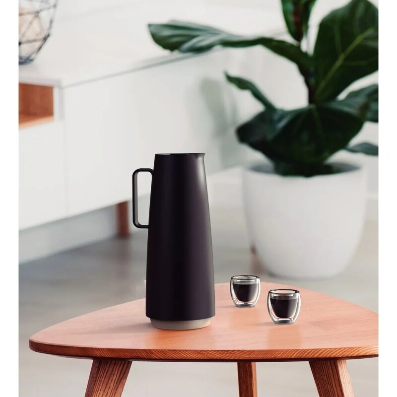 Jarra Termica 1 LT Negra Exata - 61636/103 Jarra Termica 1 LT Negra Exata - 61636/103