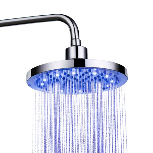 Roseta Cromo Con Luz Led Indicadora De Temperatura Aqualia 000