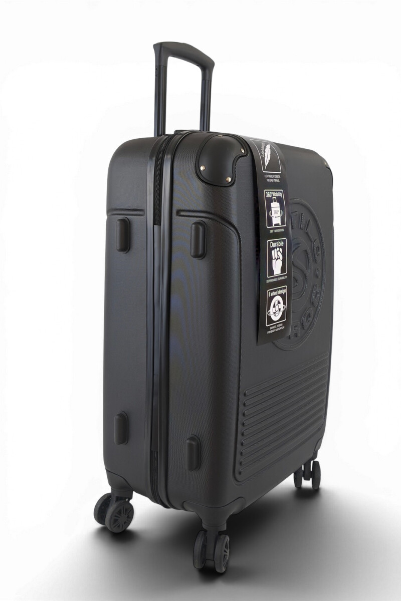 Valija mediana ABS (fibra) de 24" Negro