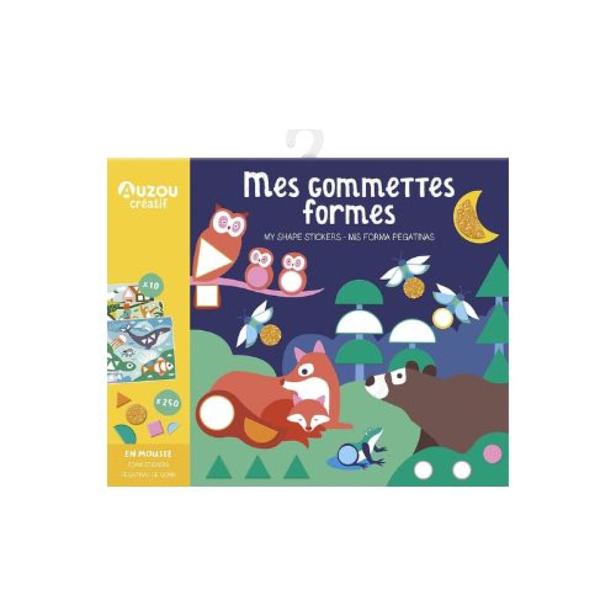 Stickers con Volumen Goma x 250 - Auzou - Stickers Con Volumen Goma X 250 - Auzou 
