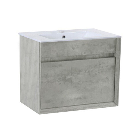 MUEBLE GRIS MATE EN MDF C/ CAJON Y BACHA 61x46x43.5cm 000