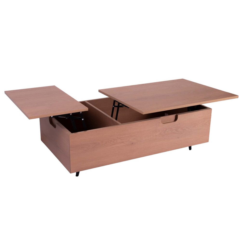 MESA RATONA REBATIBLE MELAMINA NATURAL-BEIGE ALELÍ NATURAL