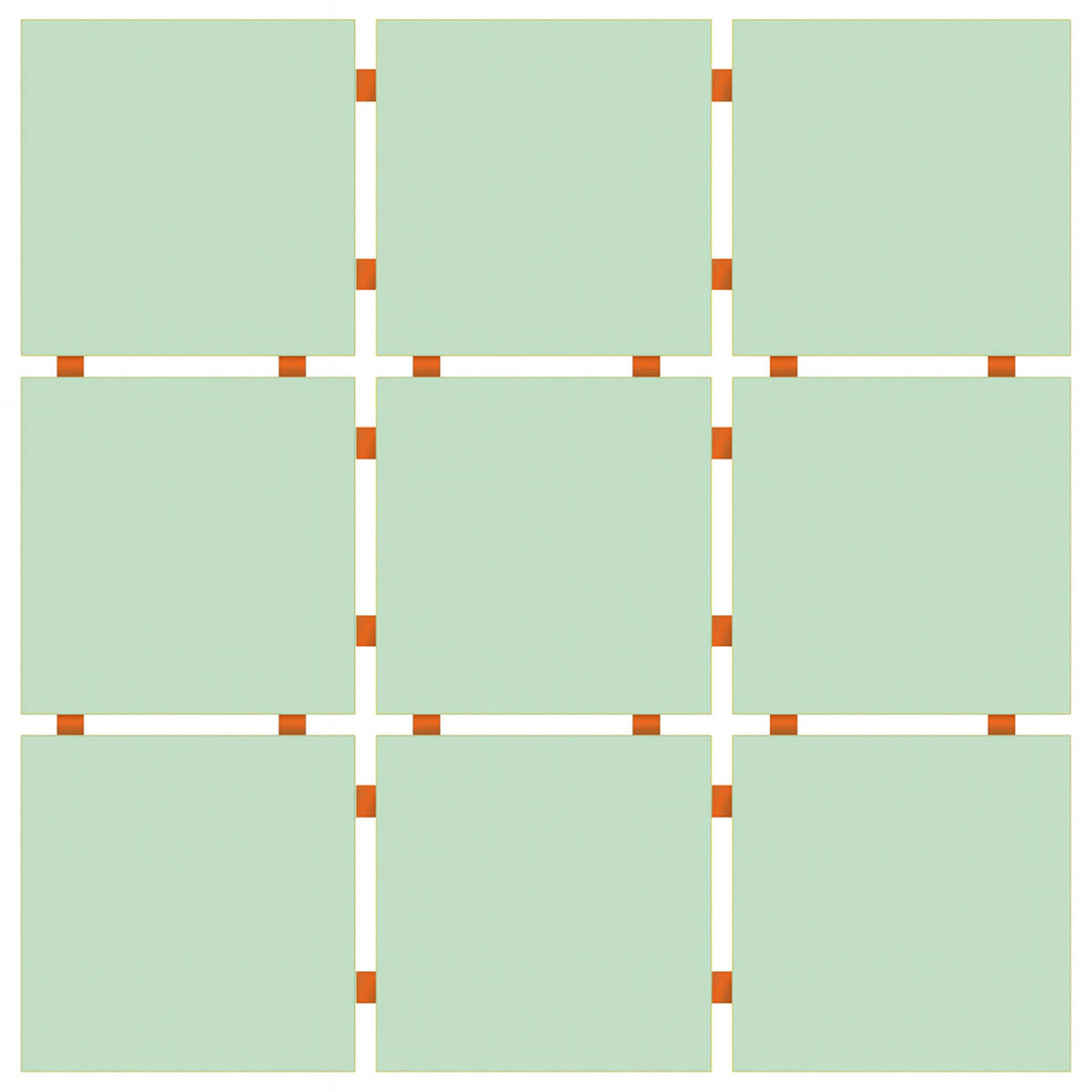 30.3X30.3 Revestimiento En Malla De Piezas 10X10 Acqua 
