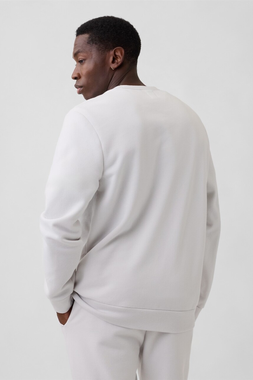 Buzo Deportivo Logo Gap Hombre Silver Swan