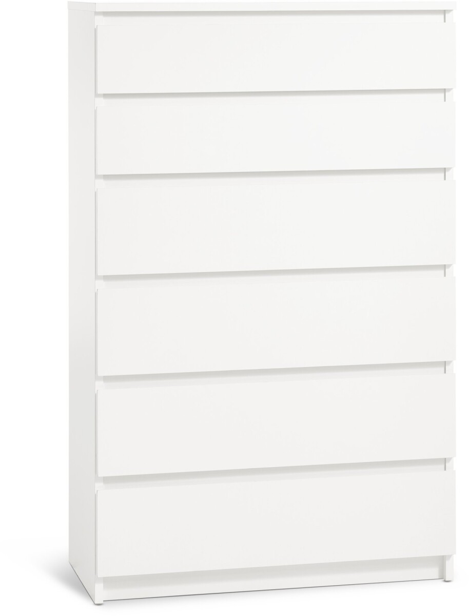Cómoda TANGBJERG 6 cajones blanco 