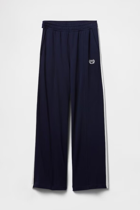 Pantalón Deportivo Logo Gap Sin Felpa Mujer Navy Uniform