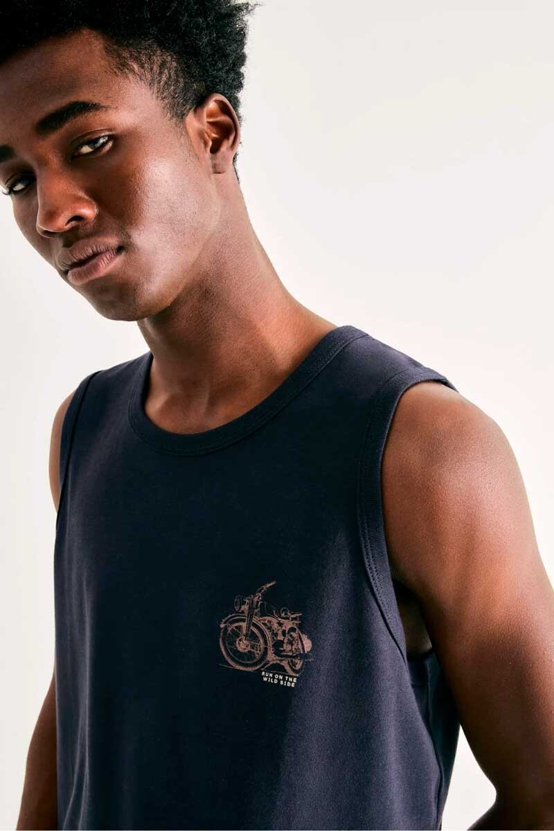 MUSCULOSA HERING ESTAMPADA 4ADD/NHLEN Azul-marino