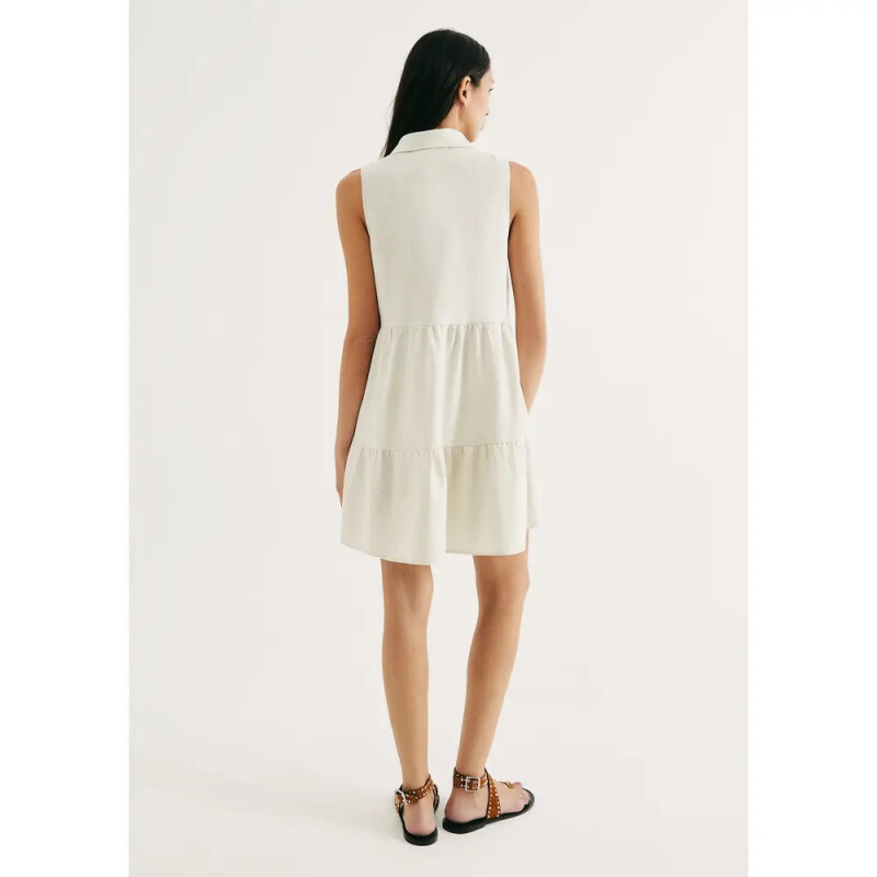 VESTIDO SM FEM OFF WHITE