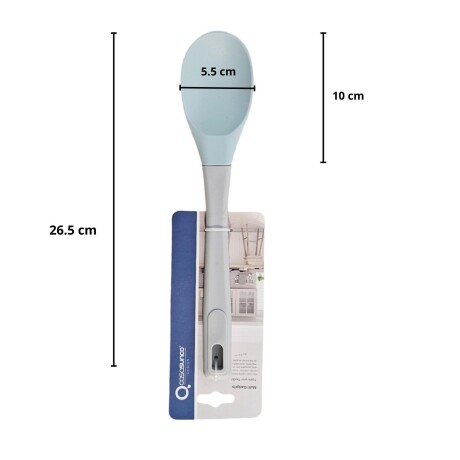 Cuchara de Silicona Antiadherente Cocina Calidad Premium Azul