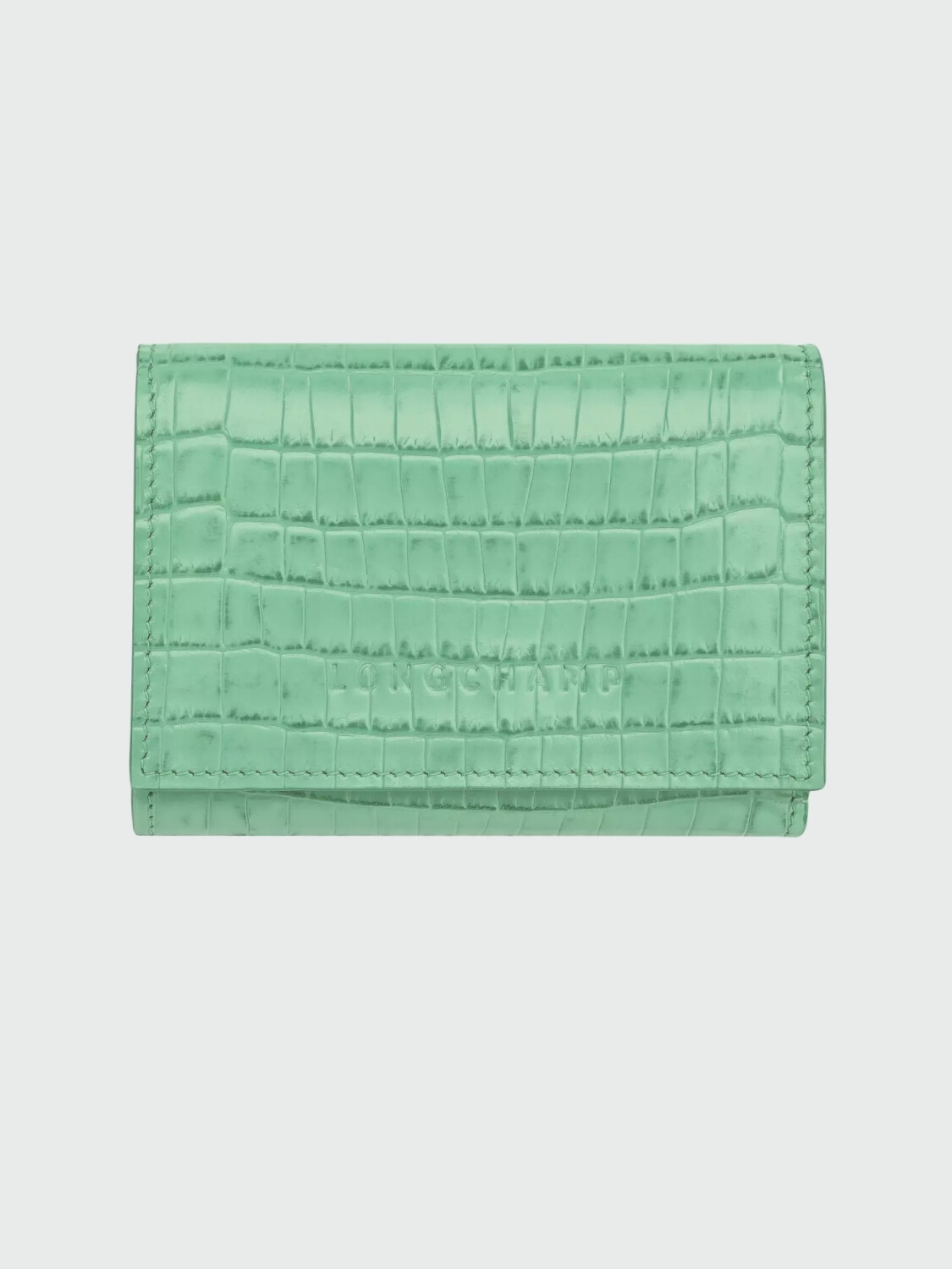 LONGCHAMP - Pocket Compact Wallet Azul navy