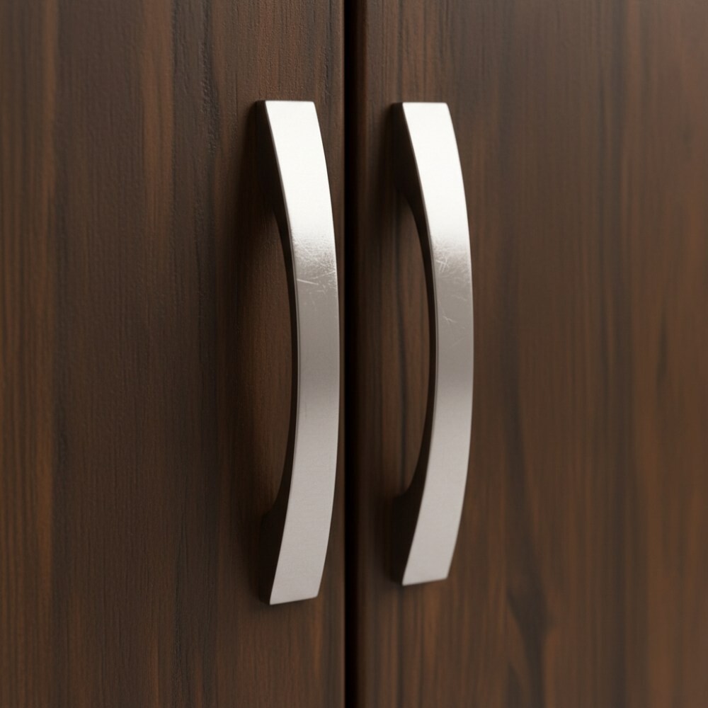 ROPERO 2 PUERTAS GUARDARROPA ARMARIO PLACARD CLOSET MULTIUSO NOGAL