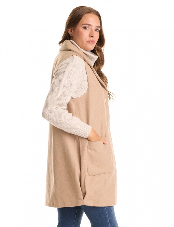 Chaleco Bolsillos BEIGE