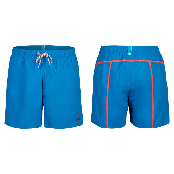 Bermuda Short Largo De Baño Playa Deportivo Para Hombre - Men's Arena Pro_File Beach L-Short Azul