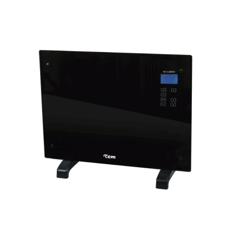 CONVECTOR PANEL VITROCERAMICO TEM T1FPVITRO1500 Negro