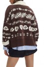 SHELBY CARDIGAN Marron