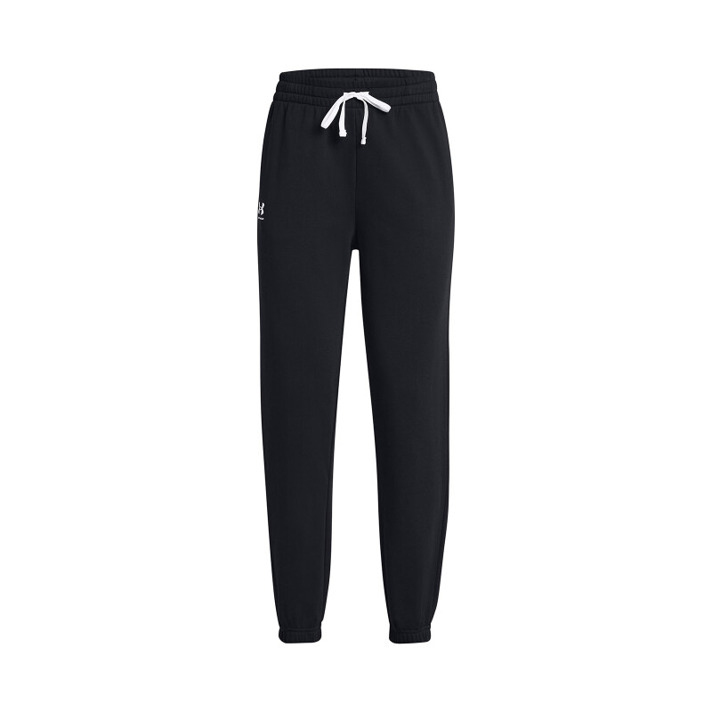 Pantalon Deportivo Training Under Armour Joggers de Mujer - 1382735-002 Negro-blanco