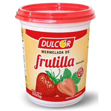 MERMELADA DULCOR POTE 500G FRUTILLA MERMELADA DULCOR POTE 500G FRUTILLA