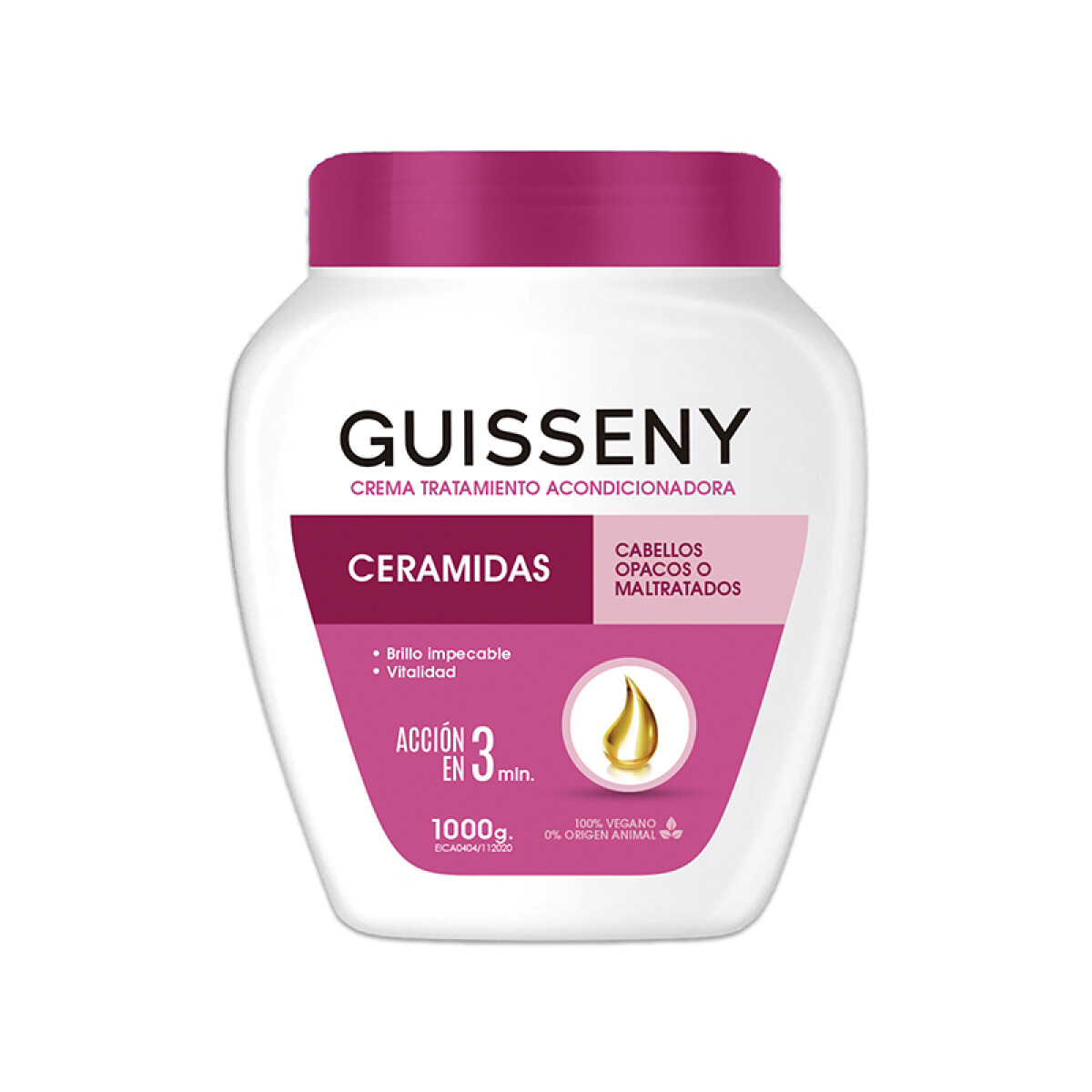 Crema tratamiento capilar 1000 g Guisseny - Ceramidas 