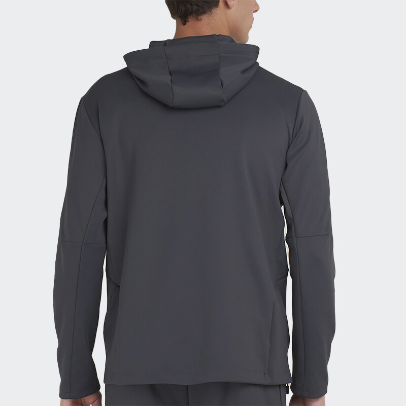 Campera Le Coq Sportif Hoodie Gris