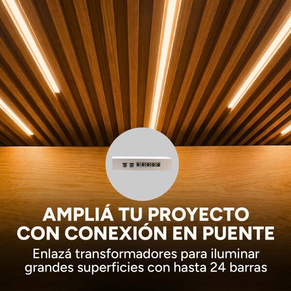 Luz Wpc Luz 1,5m Cálida 3000K+Transformador + Dimmer Pack X8 Luz Wpc Luz 1,5m Cálida 3000K+Transformador + Dimmer Pack X8