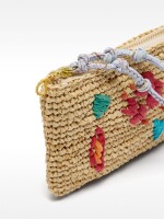 Bolso Multifuncional De Rafia M multicolor
