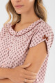 Pijama floral Rosa antique